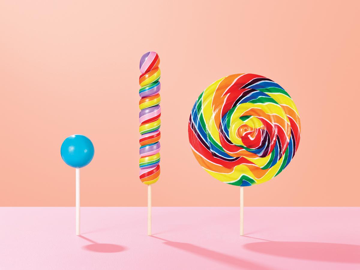 Dan Saelinger Still-Life Photograph - Lollipops
