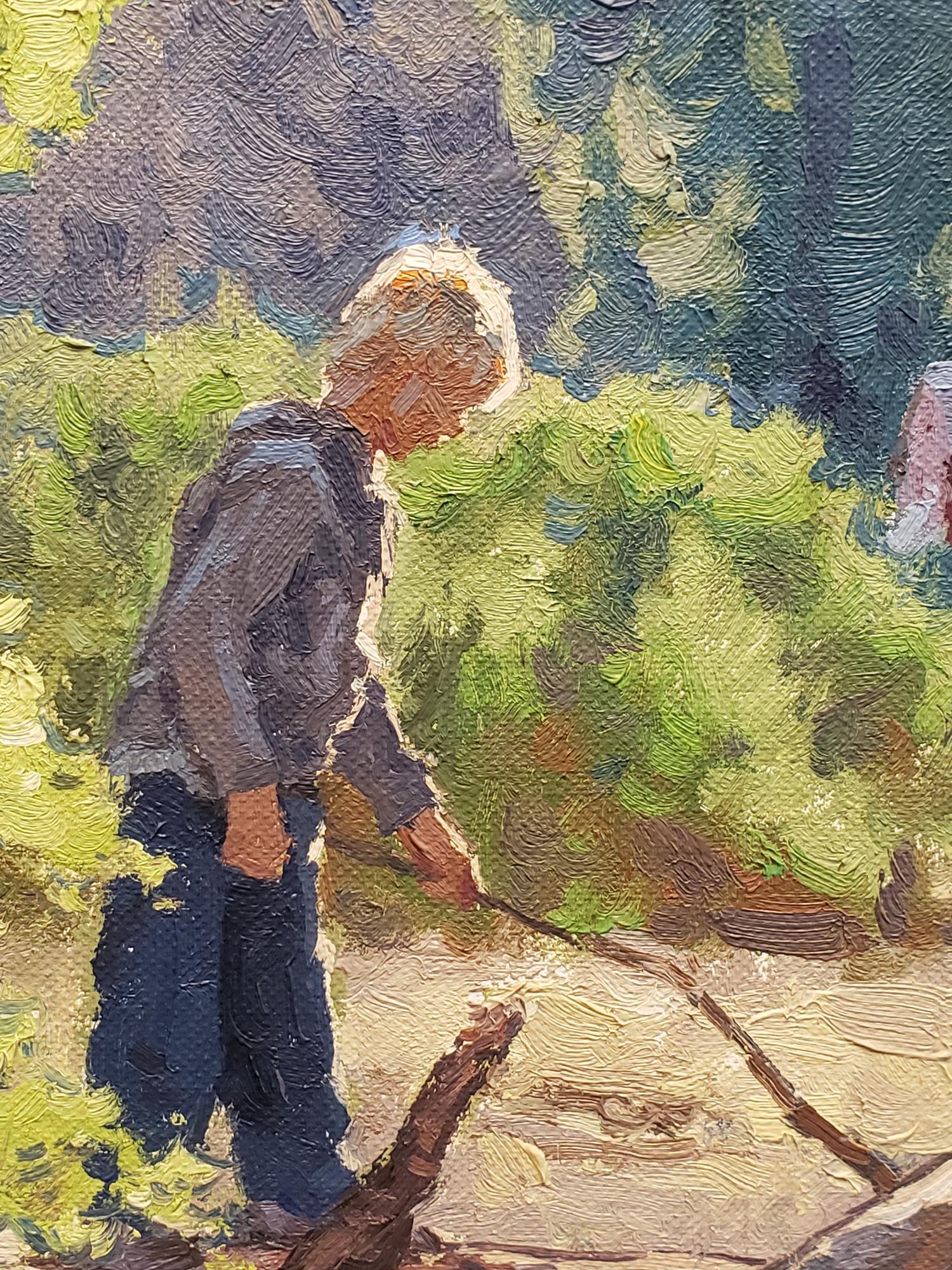 Entdecken Sie das Meadow (Impressionismus), Painting, von Dan Schultz