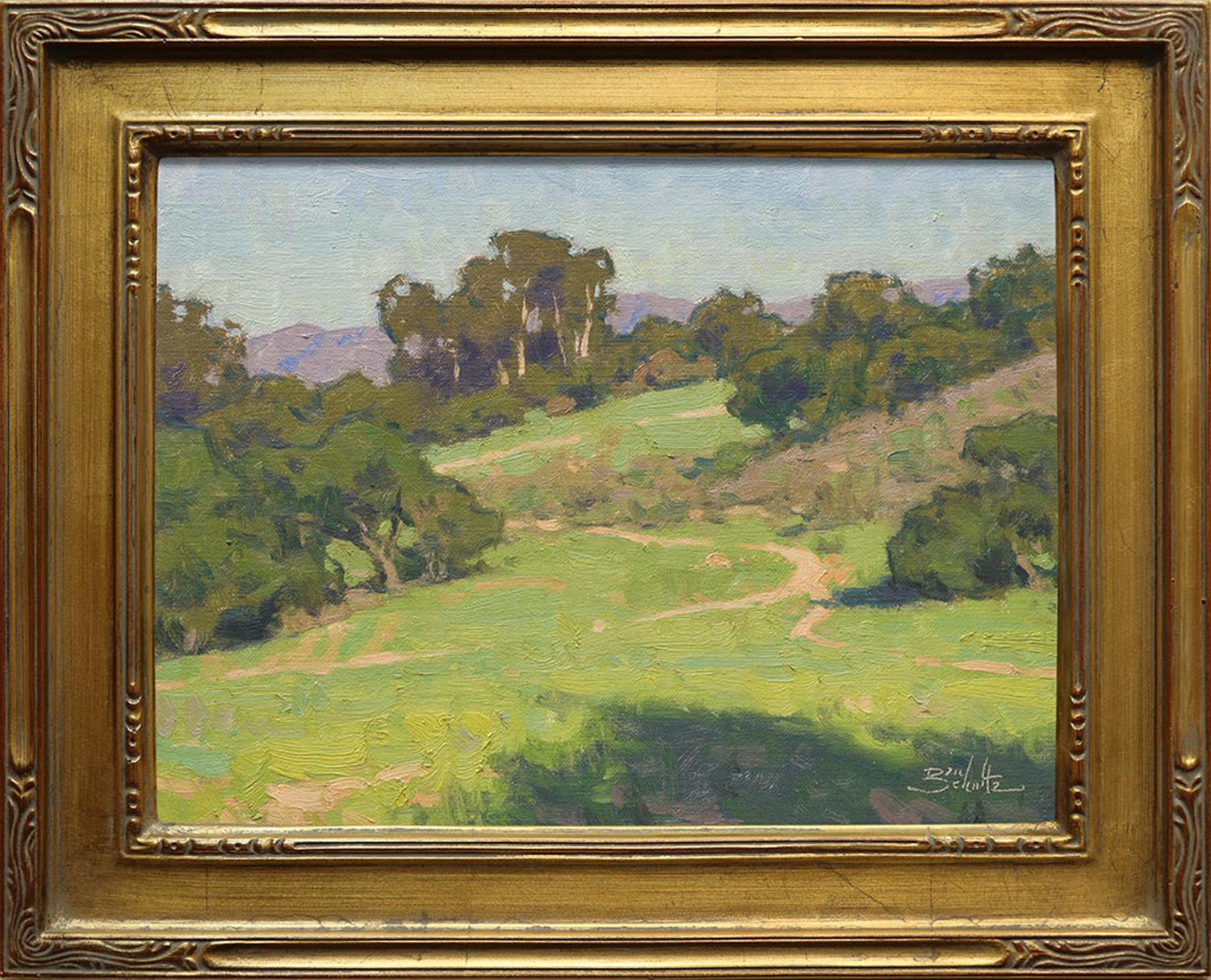 Hillside Trails - Painting by Dan Schultz