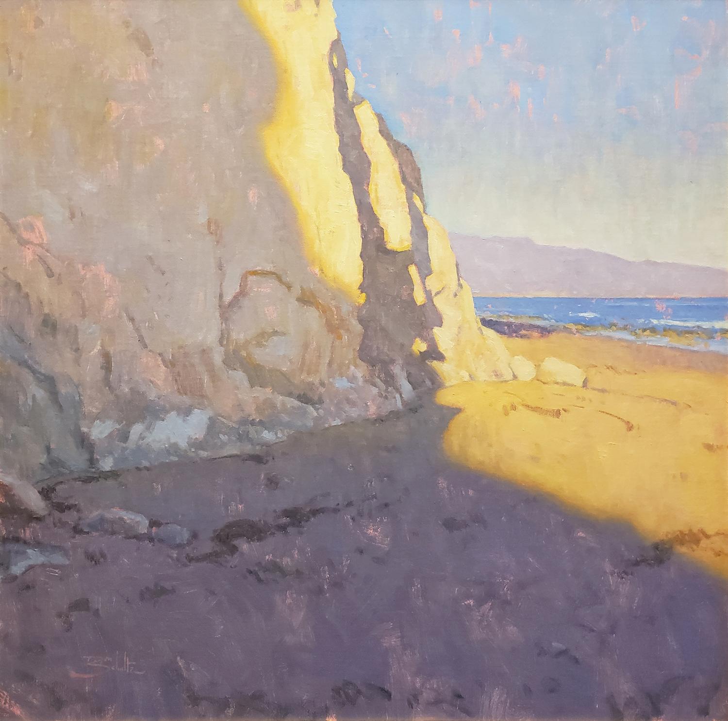 Shoreline Shadows - Painting by Dan Schultz