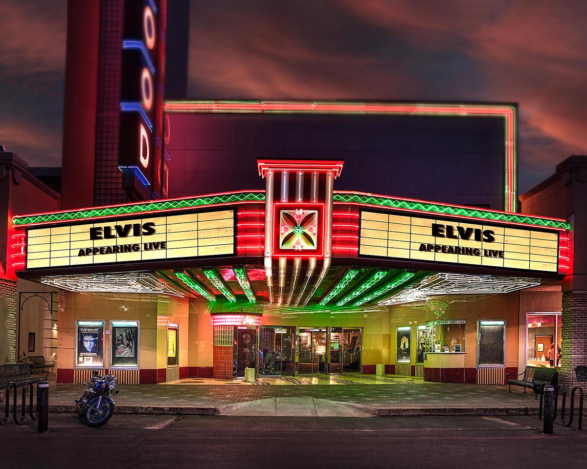 Dan Sellers Color Photograph - Elvis Appearing Live