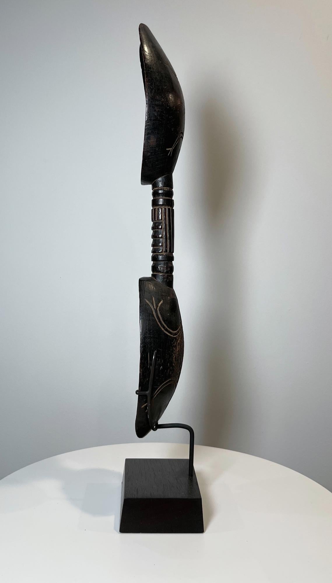 Bois Cuillère DAN, côte ivoire, début du 20e siècle Ex Collection Paolo Morigi de Lugano. en vente
