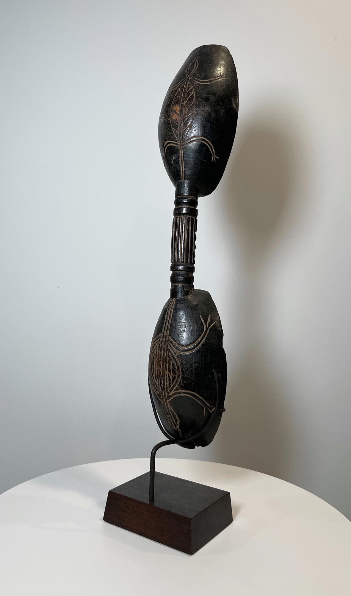 Cuillère DAN, côte ivoire, début du 20e siècle Ex Collection Paolo Morigi de Lugano. en vente 3