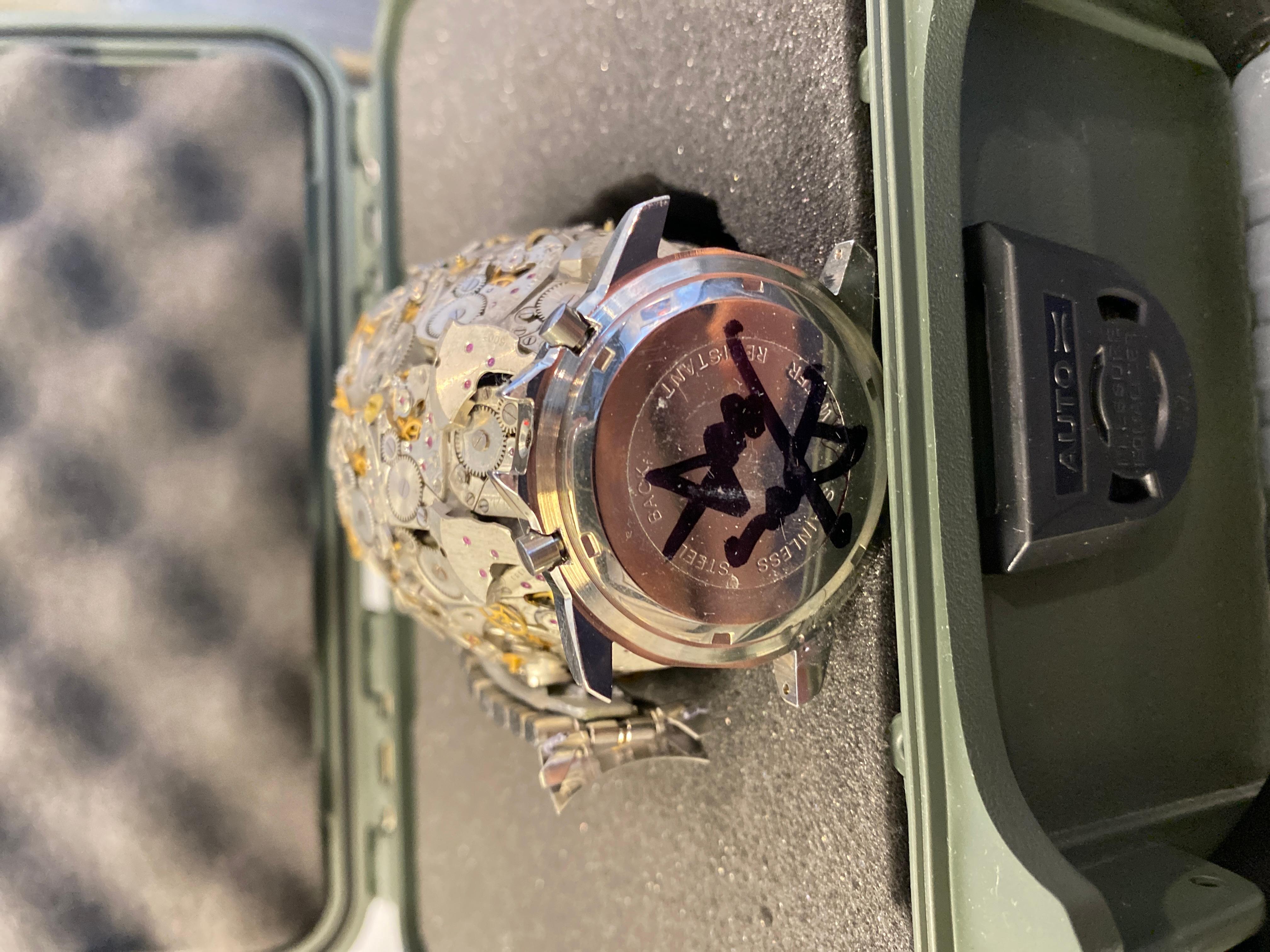 Time Bomb Grenade - Abstract Sculpture by Dan Tanenbaum