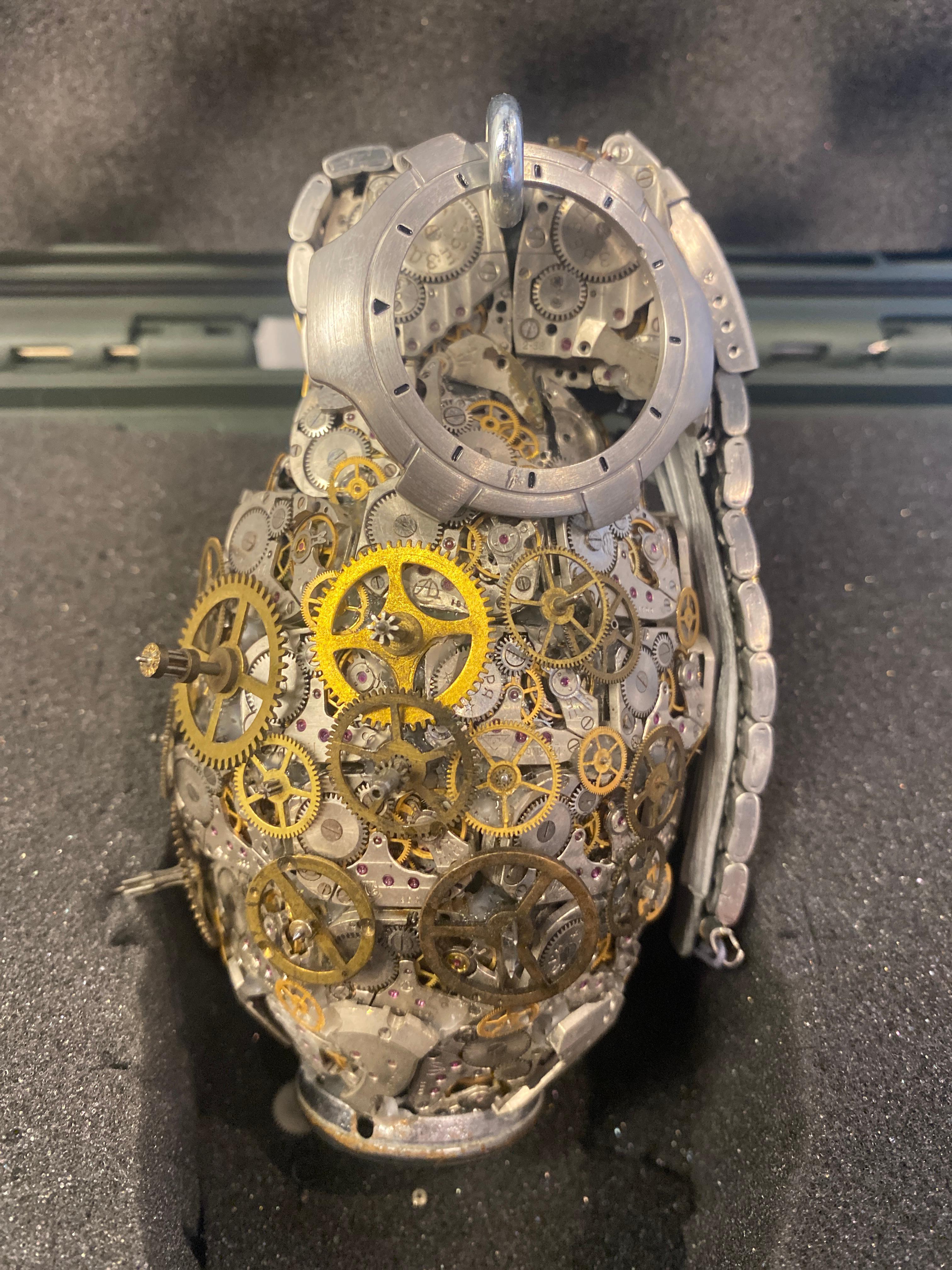 Dan Tanenbaum Figurative Sculpture - Time Bomb Grenade