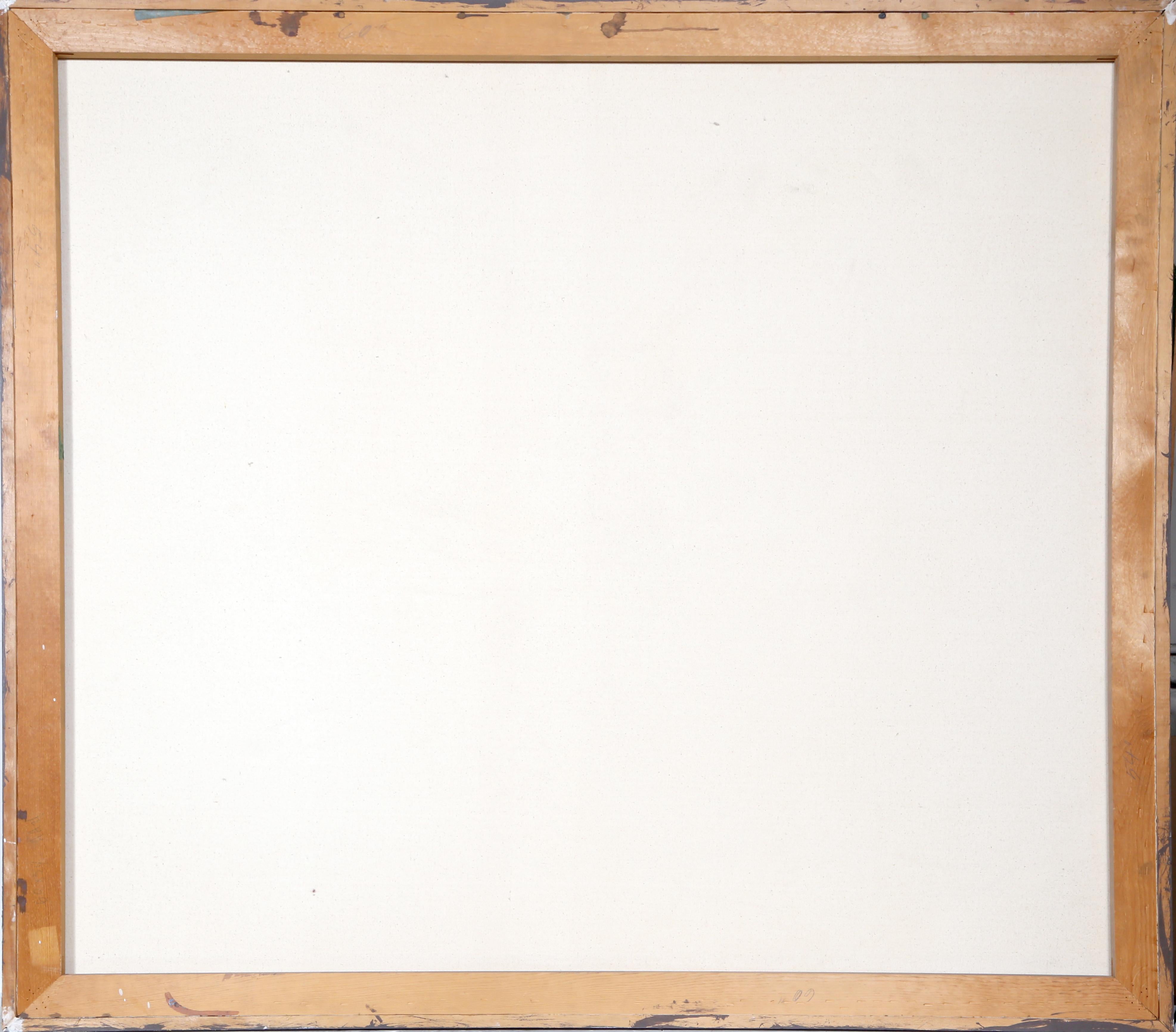 Quadro astratto e collage di grandi dimensioni su tela di Dan Teis in vendita 2