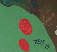 Untitled VI, Large Abstract Painting by Dan Teis