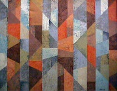 Untitled VII, peinture abstraite à l'acrylique sur toile de Dan Teis