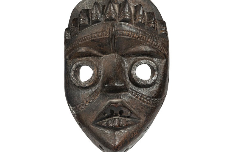 Ivorian Dan-Toure, Face Mask, Ivory Coast, Late 19th Century For Sale