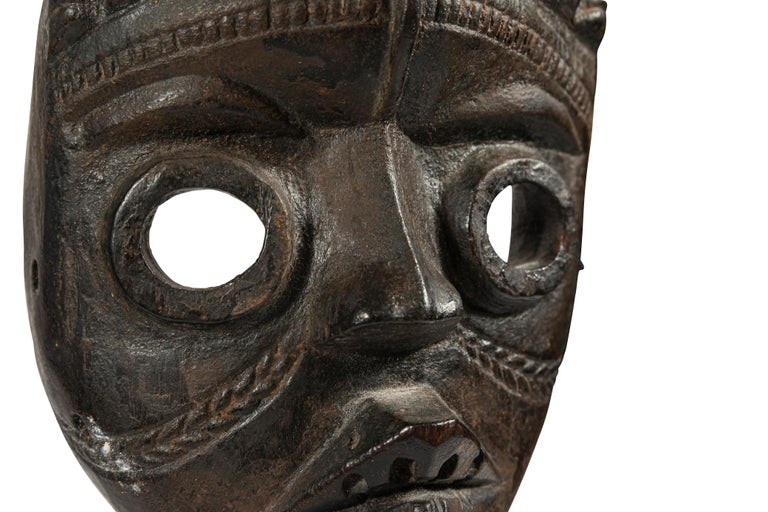 Wood Dan-Toure, Face Mask, Ivory Coast, Late 19th Century For Sale