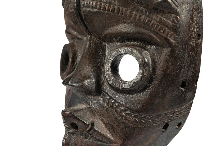 Dan-Toure, Face Mask, Ivory Coast, Late 19th Century For Sale 2