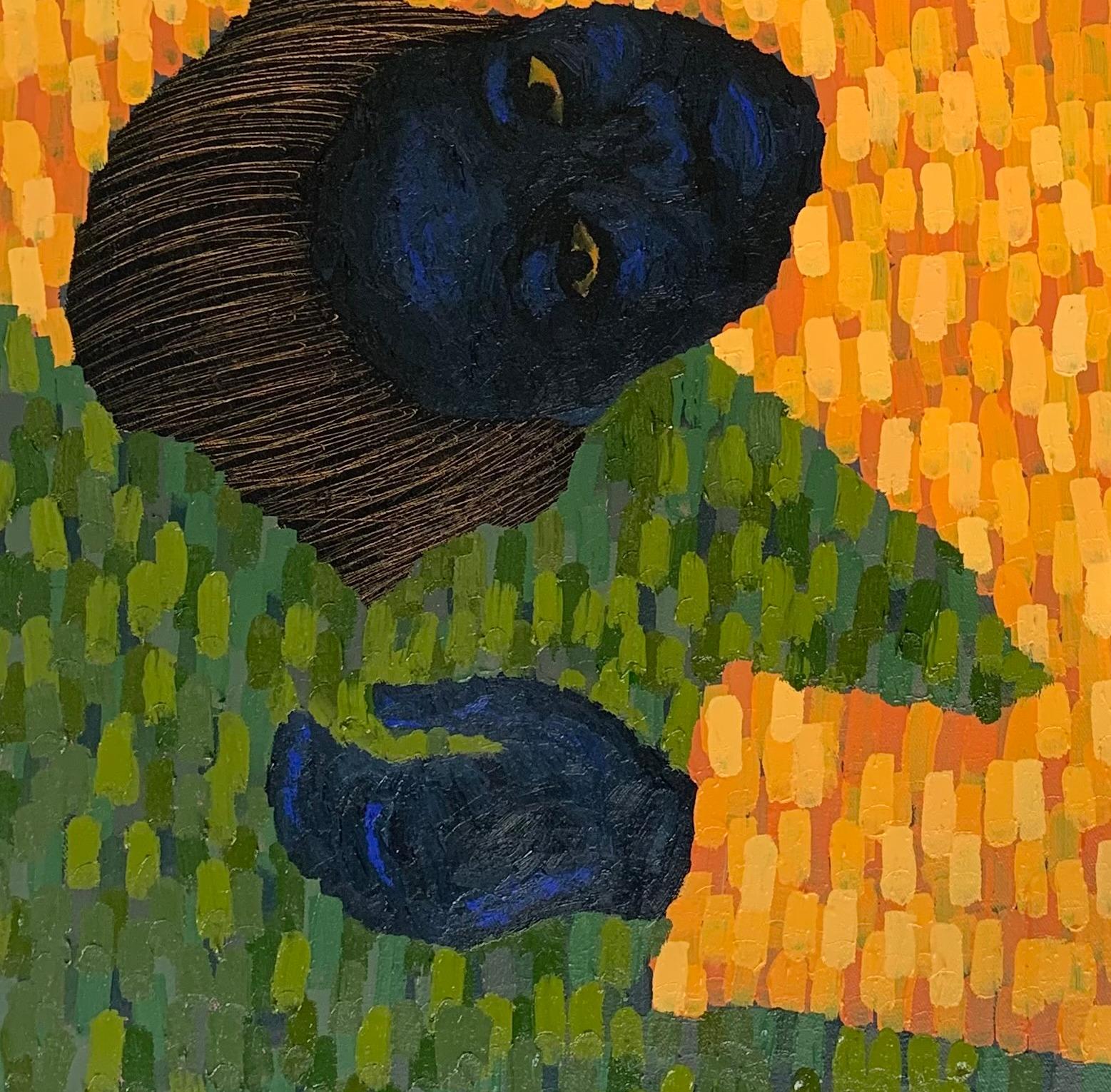 Qui, aspettando te -21° Secolo Contemporaneo, Impasto Figurativo, Donne, Amore 2