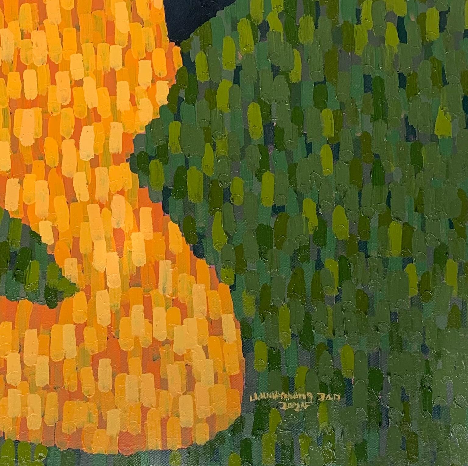 Qui, aspettando te -21° Secolo Contemporaneo, Impasto Figurativo, Donne, Amore 3