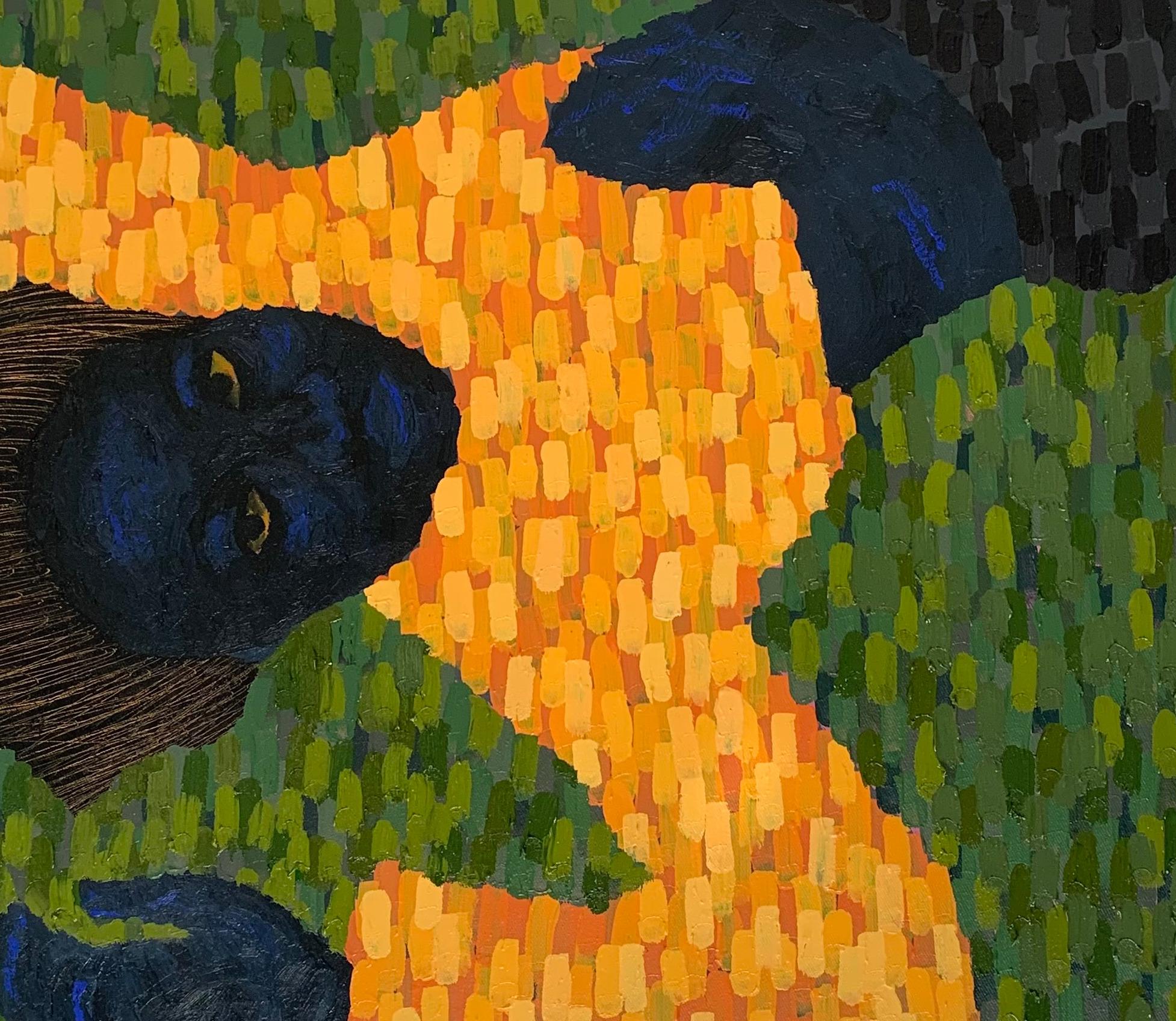 Qui, aspettando te -21° Secolo Contemporaneo, Impasto Figurativo, Donne, Amore 4