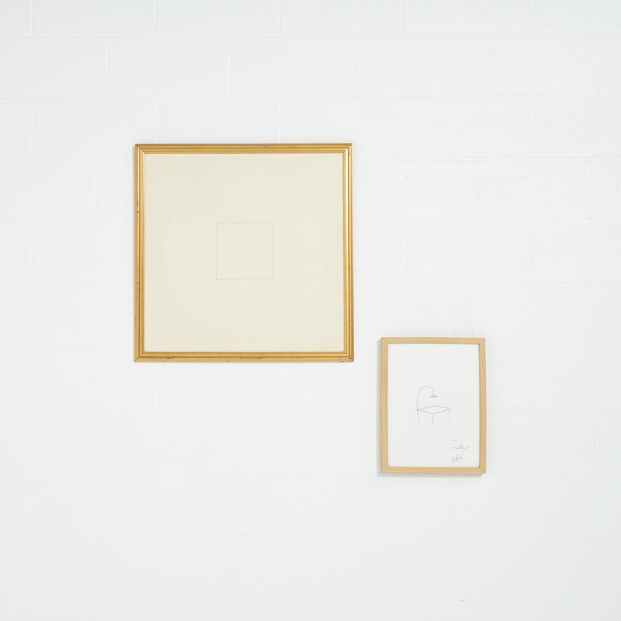 Dan Van Severen litografía minimalista Belga en venta