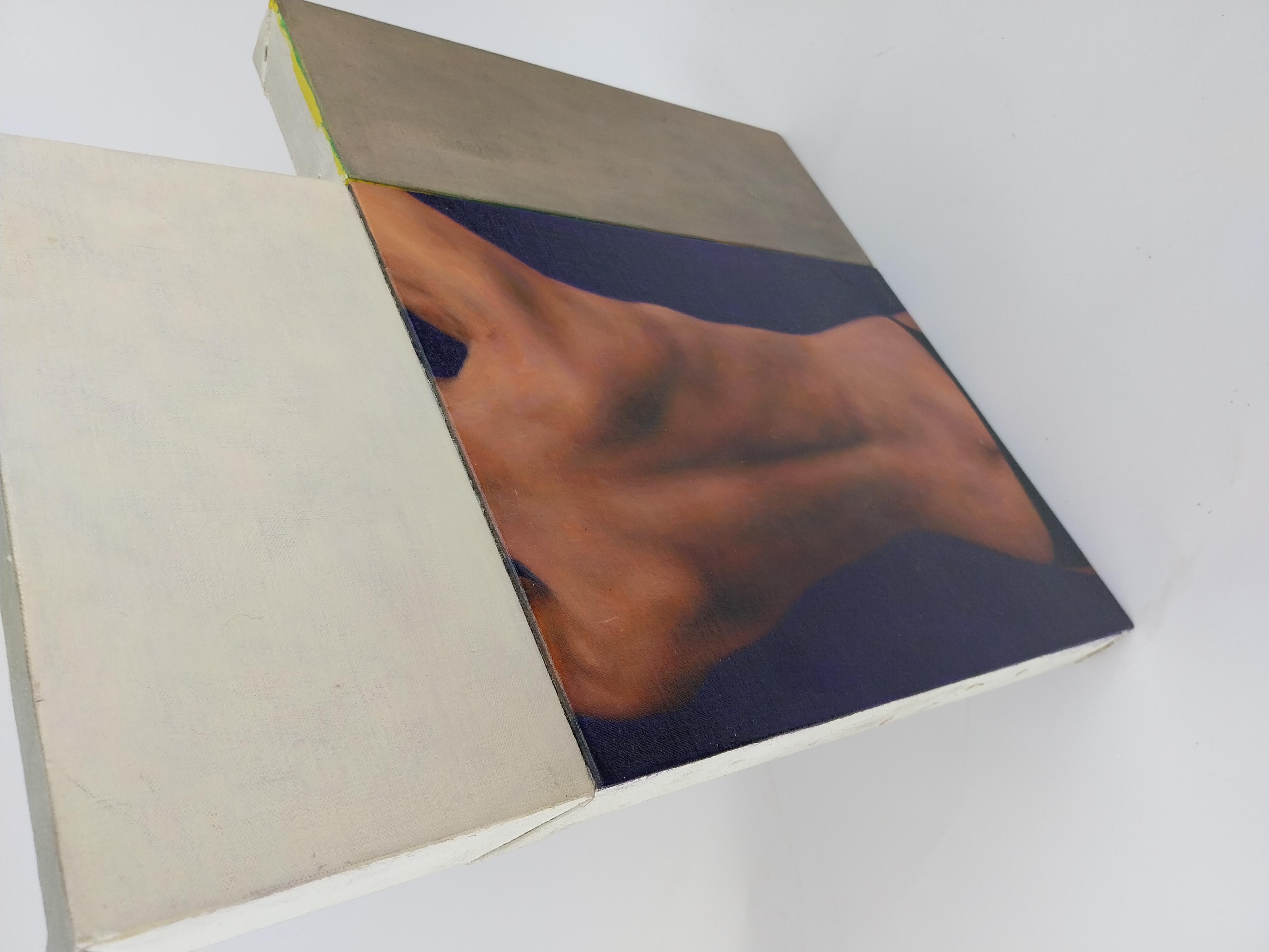 Dan Witz: acrylic on cavas, female nude For Sale 5