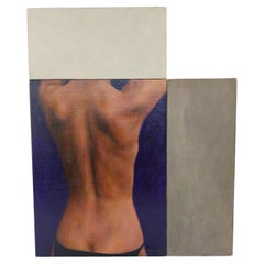 Dan Witz: acrilico su cavas, nudo femminile