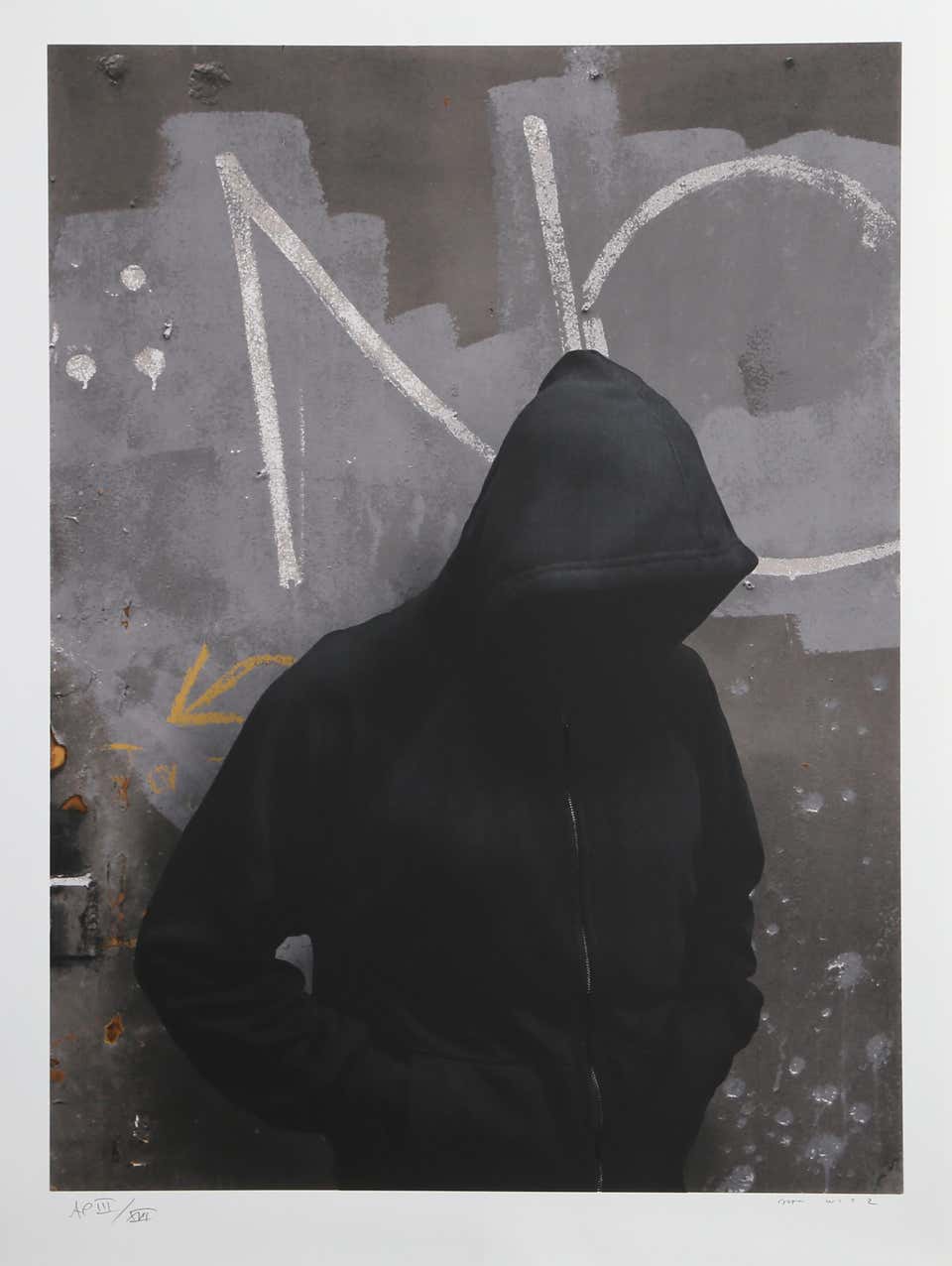 Hoody, Screenprint by Dan Witz