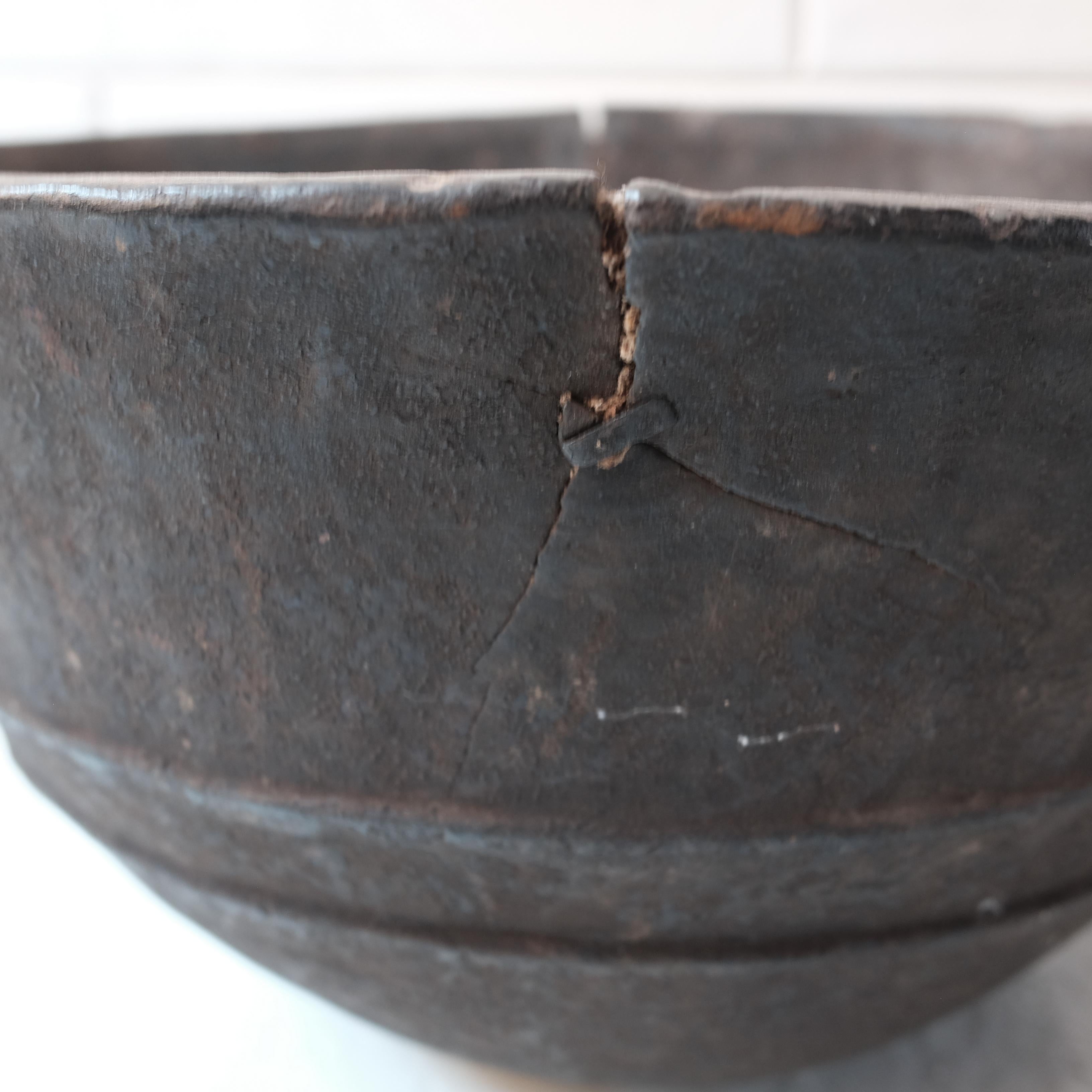 Late 20th Century Dan Wooden Bowl from Liberia