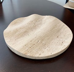 Dan Yeffet Travertine 'Ripple' Fruit Bowl by Collection Particulière