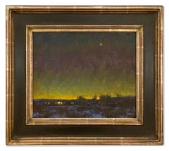 The Morning Star (Starlight, nocturne, dawn, sunrise, blue/purple/green/yellow)