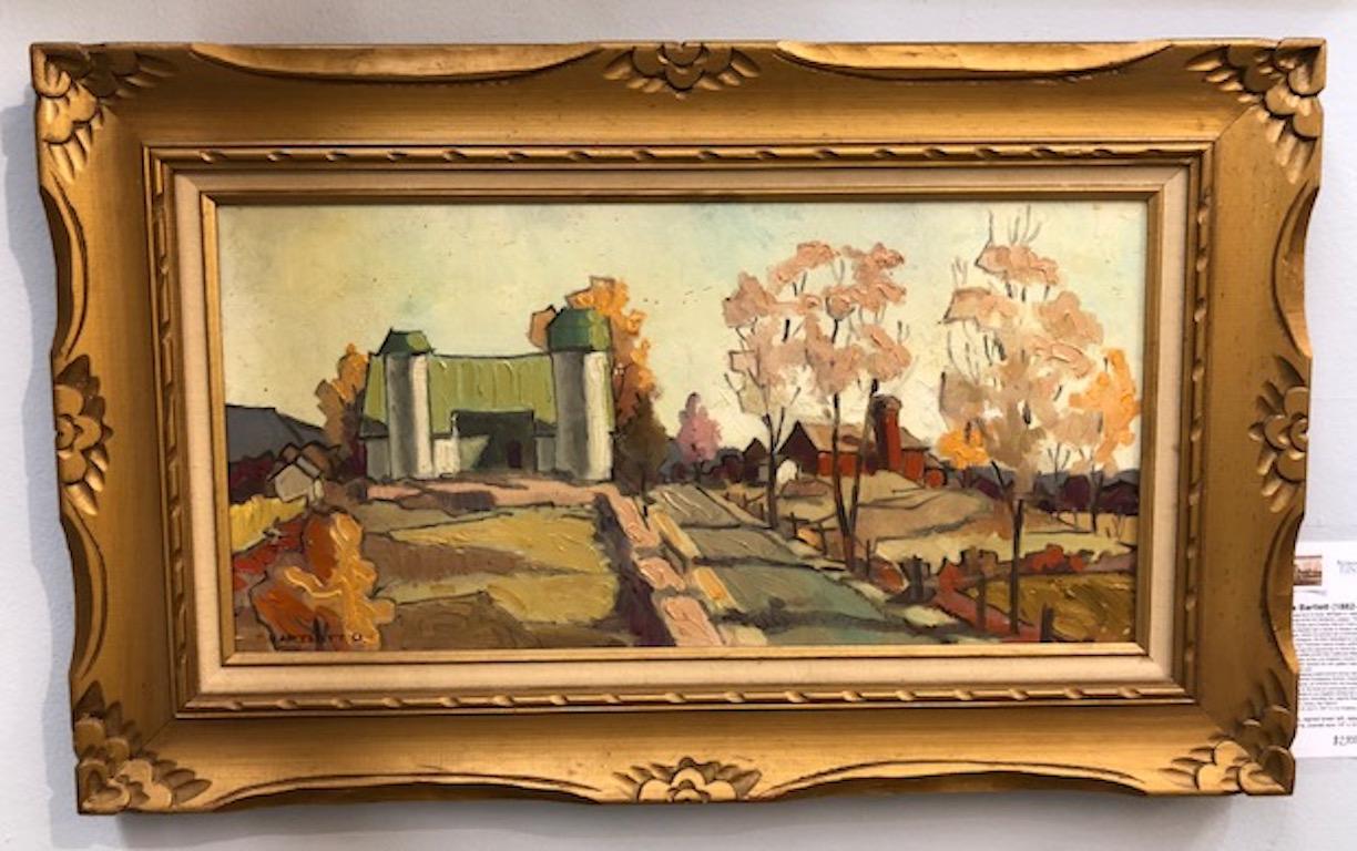 Country Road in Fall - Painting by Dana Bartlett