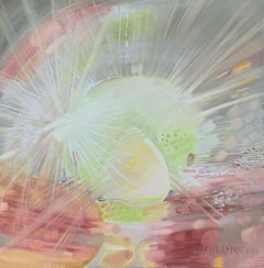 Insektum 119. Oil on canvas abstract painting, Insects, Colorful, Polish art