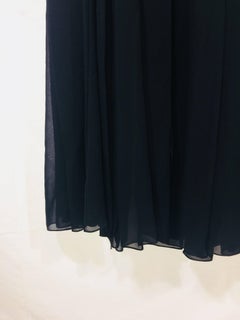 Dana Buchman Silk Pleated Skirt