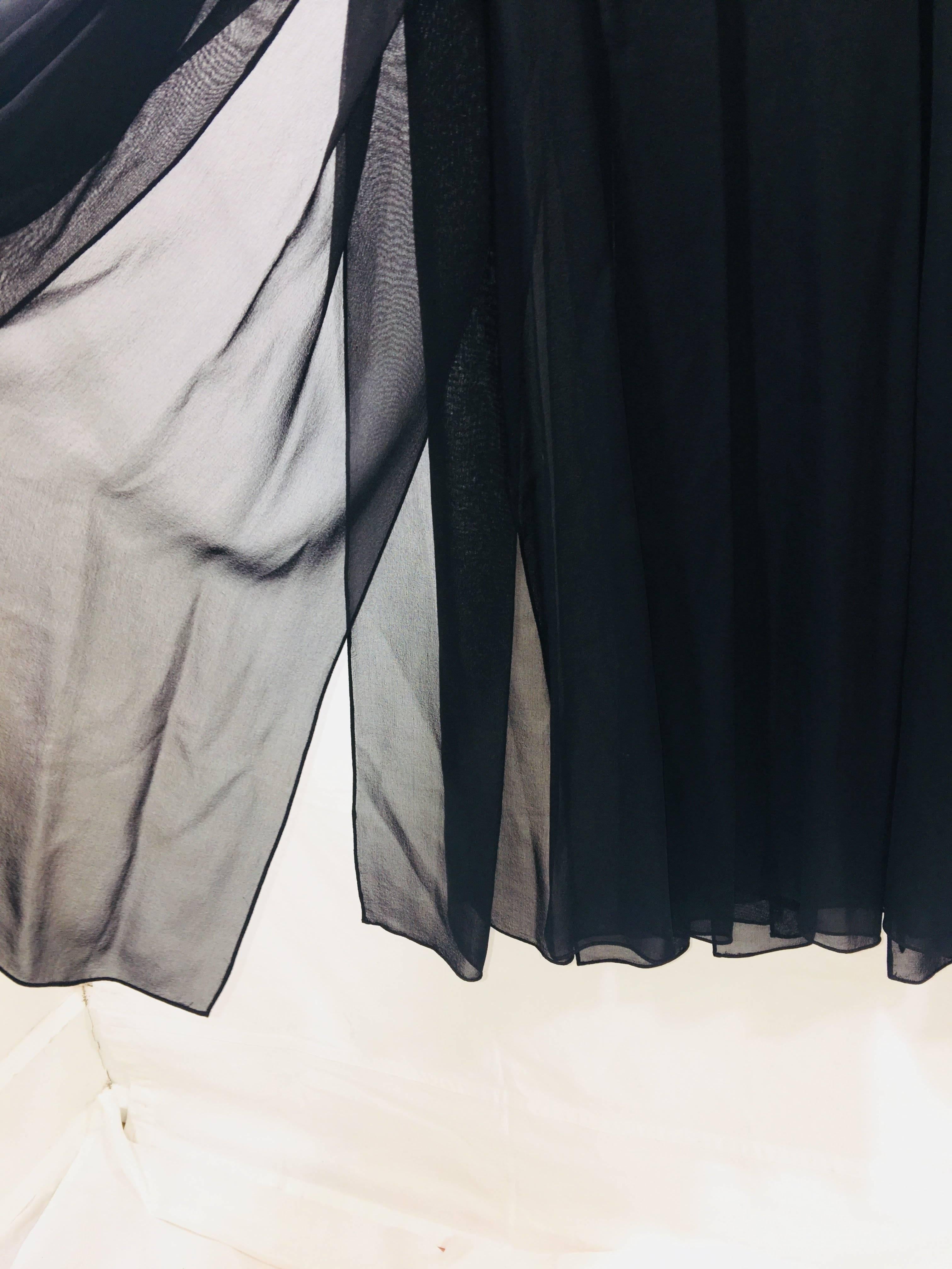 dana buchman silk skirt