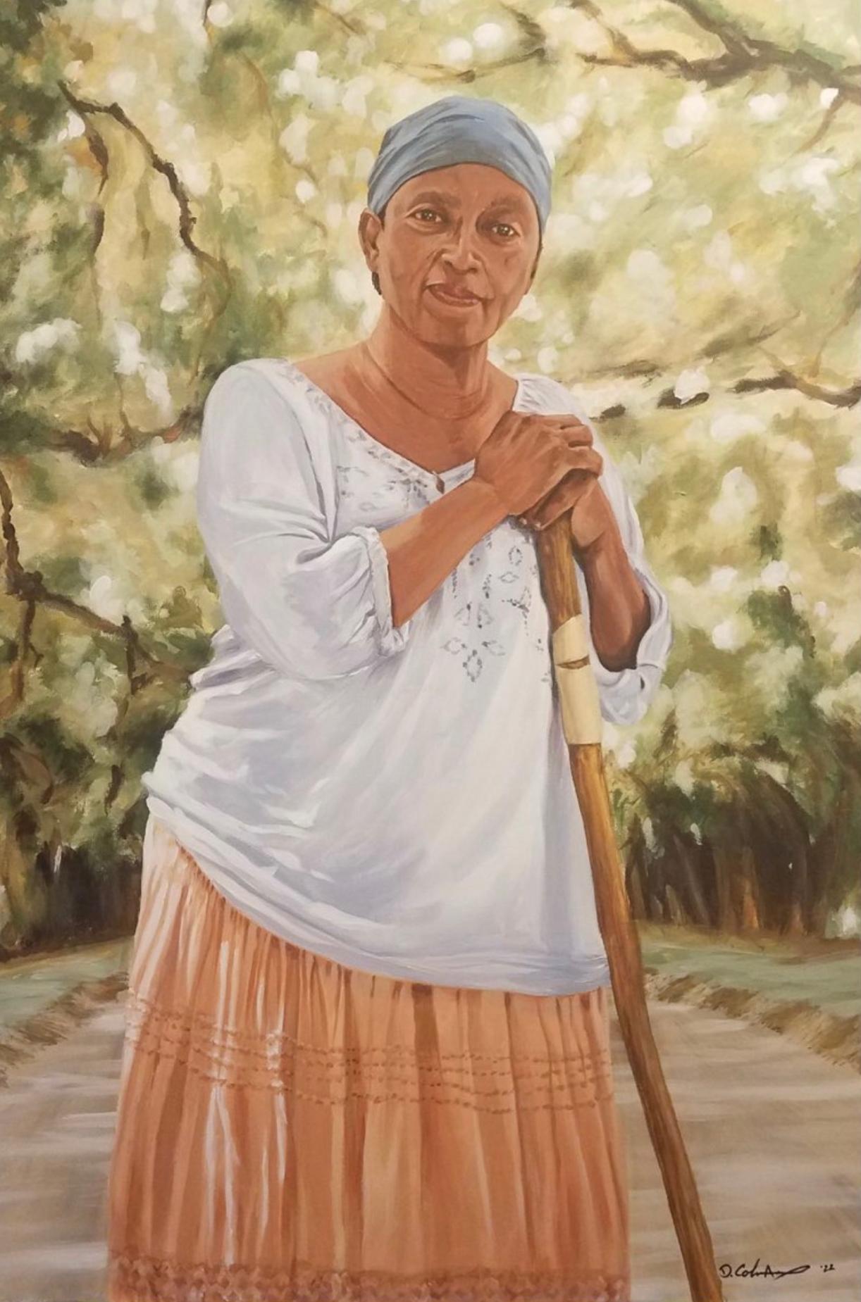 Dana Coleman Portrait Painting - Aunt Mae