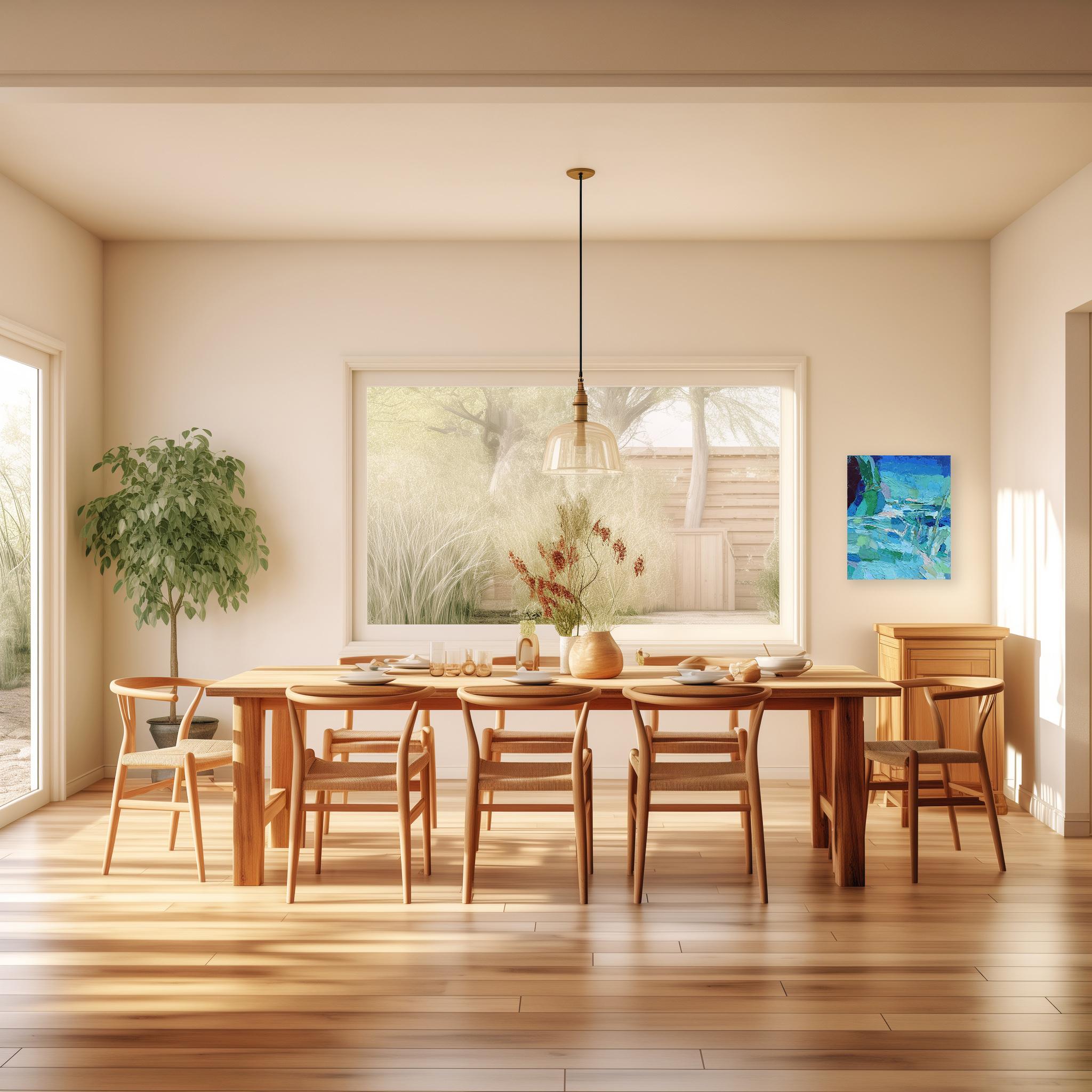 Collingwood Trail - Abstrakte erdige Töne Landschaft Textur Impasto Ölgemälde im Angebot 2