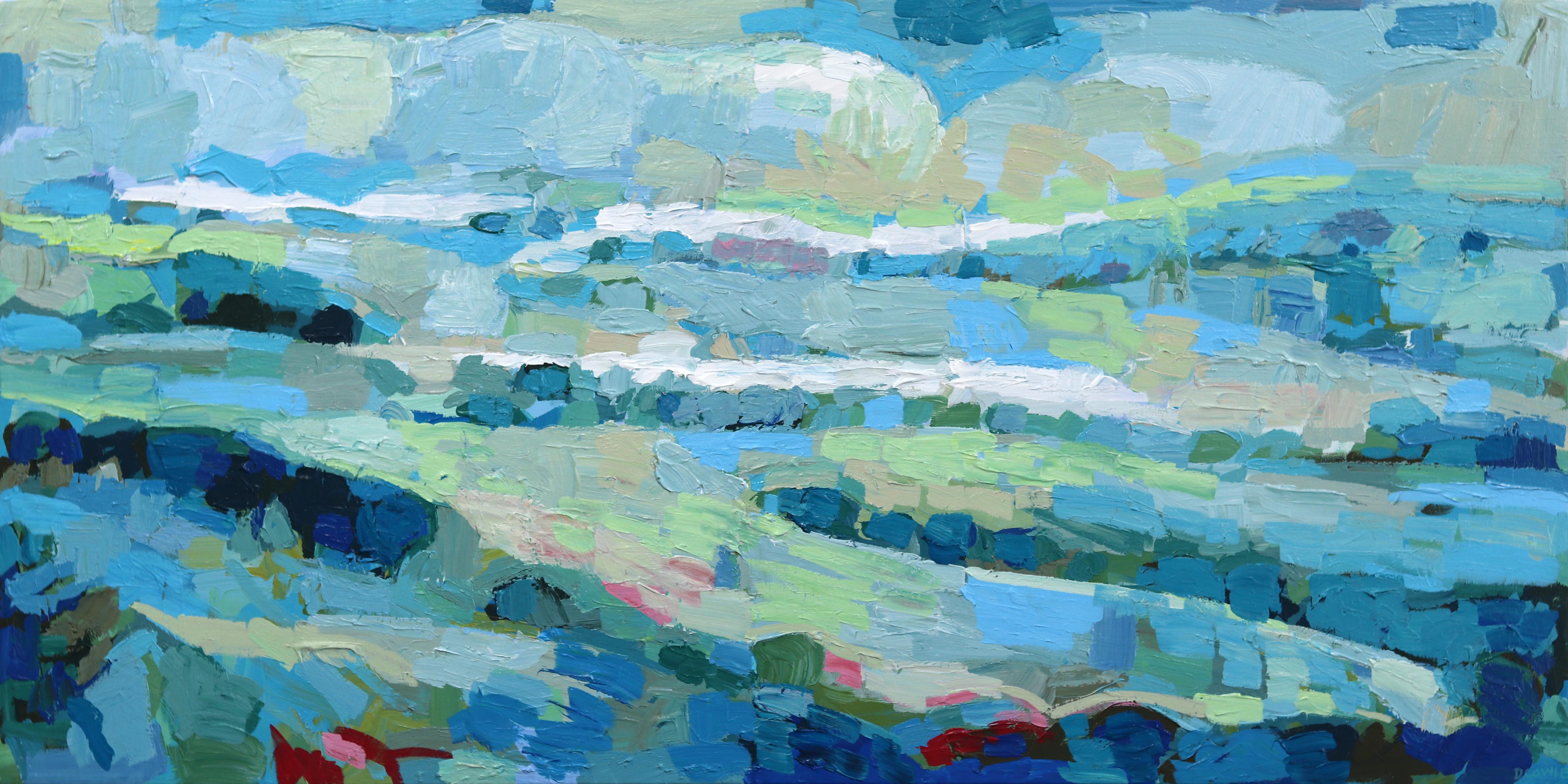 Dana Cowie "Rosseau Lake" Original Impasto Abstract Landscape