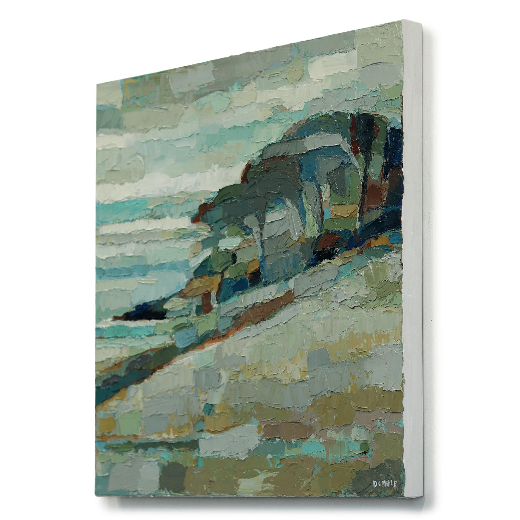 Hot Sun - Original Impasto Abstract Landscape Painting 1