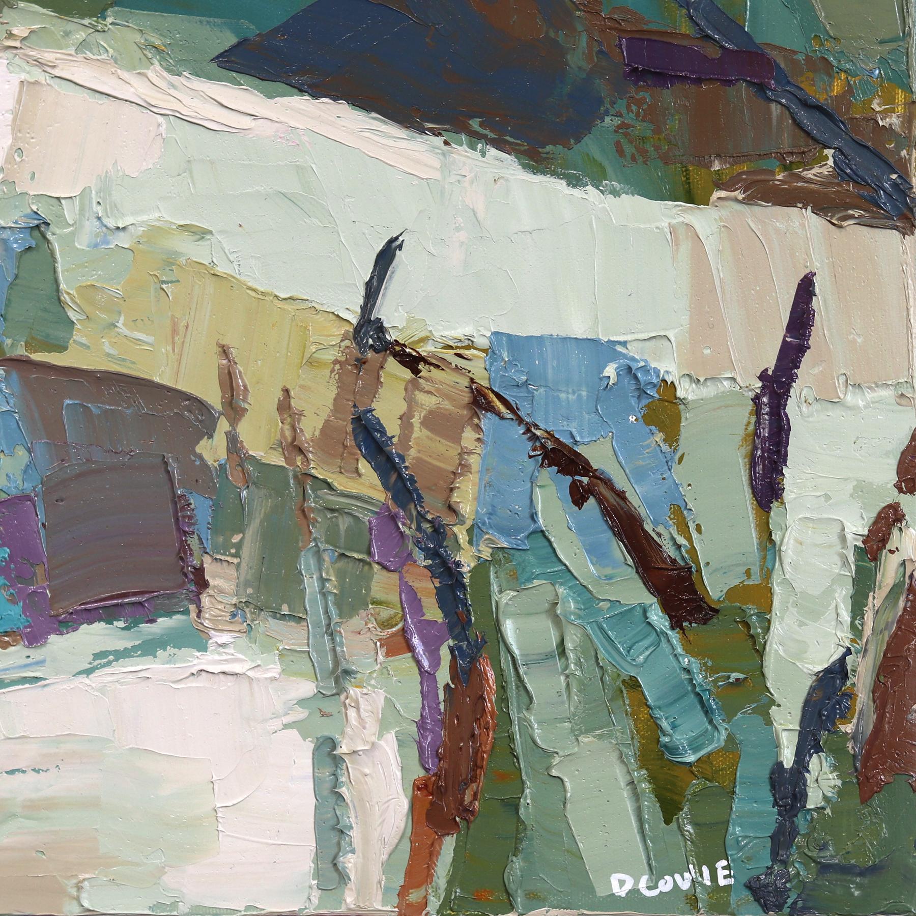 Voyage Unknown - Original Abstract Impasto Nature Rural Landscape Painting en vente 5