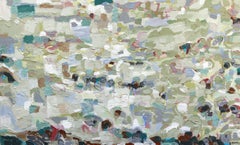 "Quiet Valley" - Original Impasto Abstract Landscape Painting