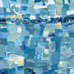 "The Gifts of Community" - Original Impasto Abstract Landscape Painting