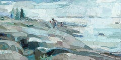 The Wind Picked Up - Original Abstract Nature Landscape Impasto Painting