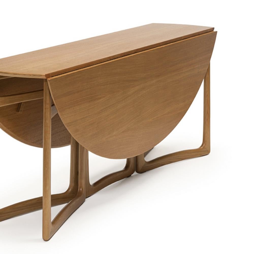 Dana Folding Oak Table In New Condition For Sale In Paris, FR