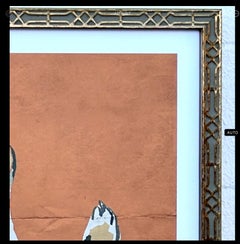 Dana Gibson Large Framed Orange Tiger Print