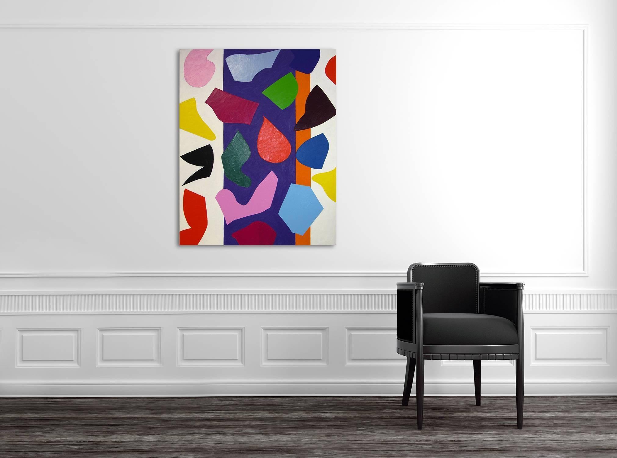 Aria in the area (Abstract painting) - Painting by Dana Gordon