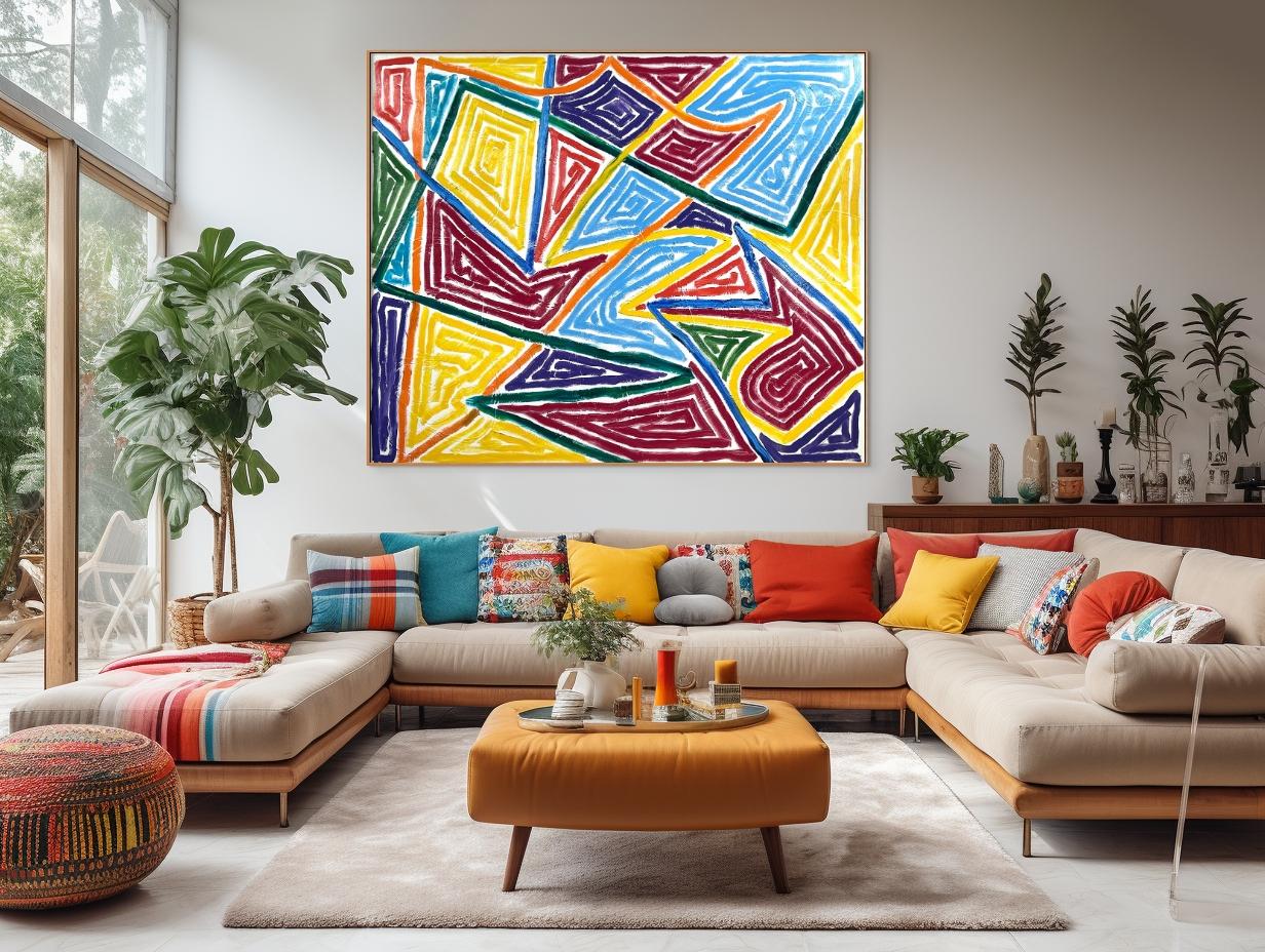 Avalon (Pittura astratta) - Painting di Dana Gordon