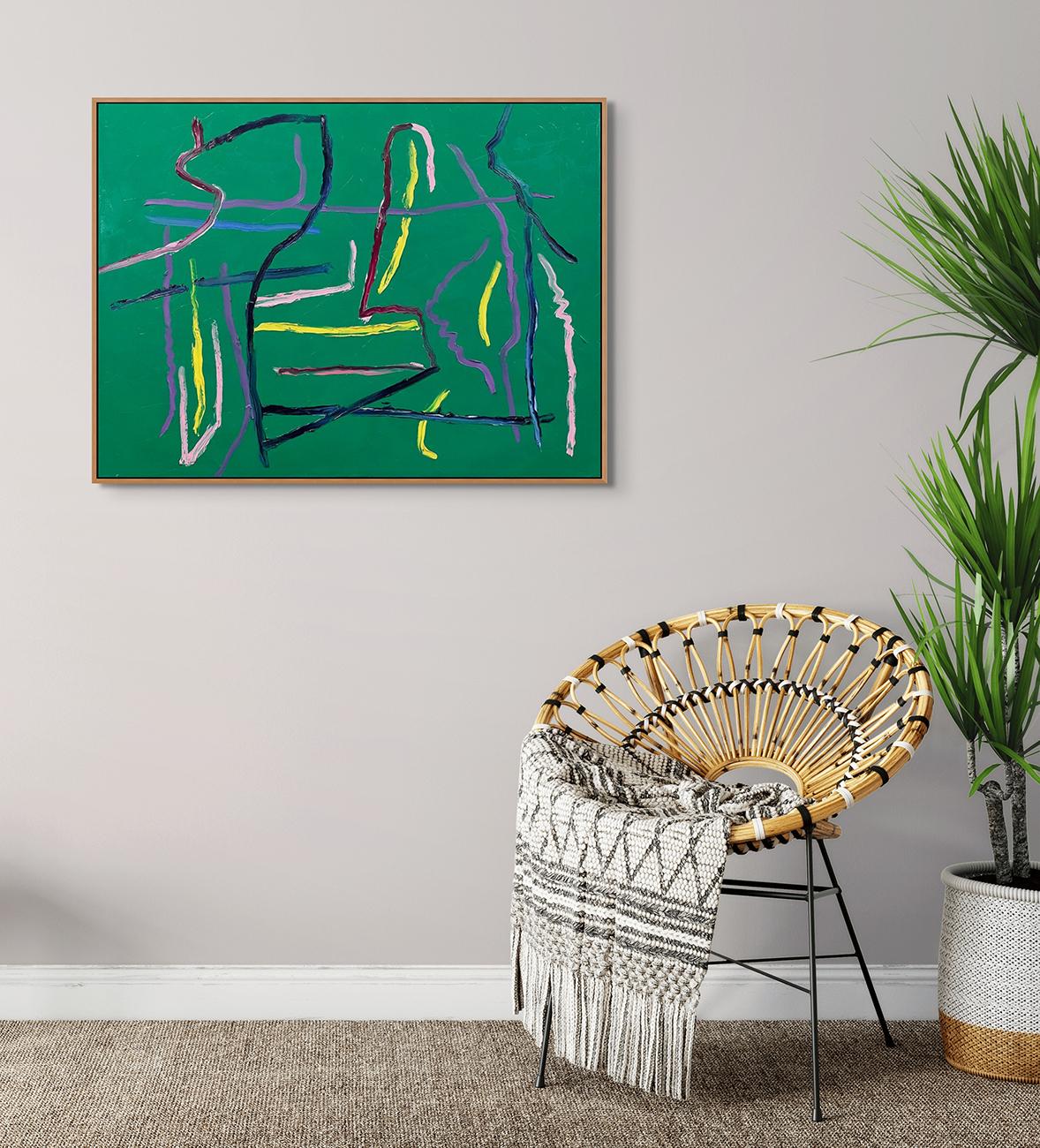 Before Or After (Abstract painting) - Painting by Dana Gordon