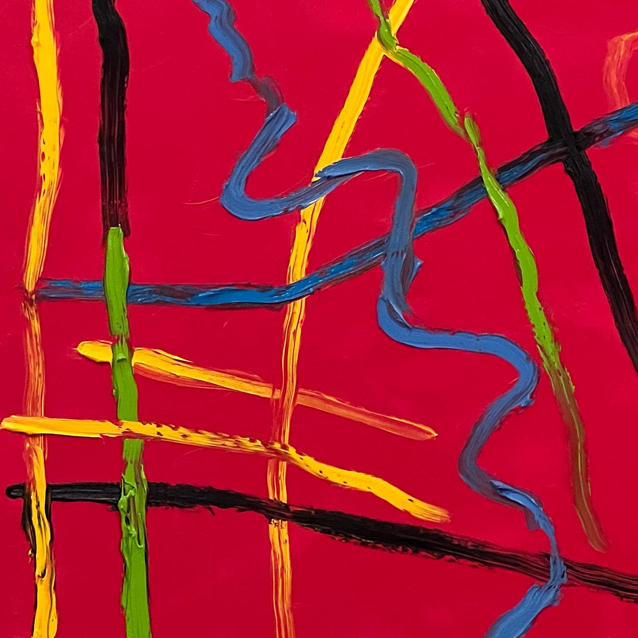 Offerte bruciate (pittura astratta) - Painting Astratto di Dana Gordon