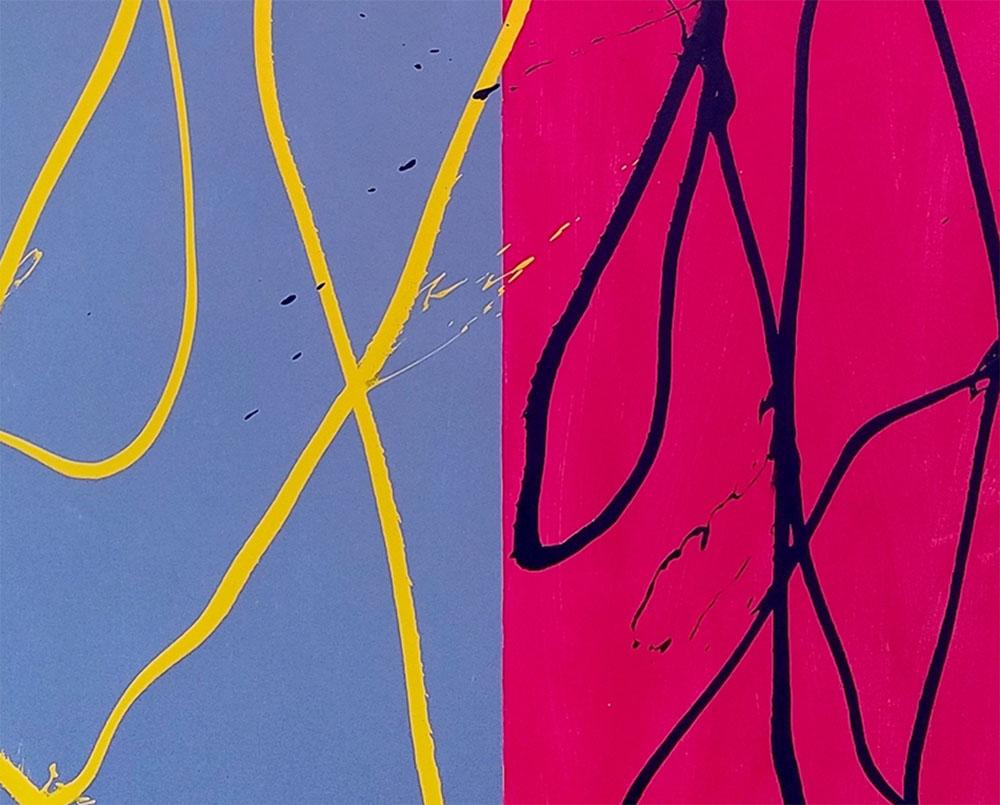 Festa del papà (Pittura astratta) - Painting Espressionismo astratto di Dana Gordon
