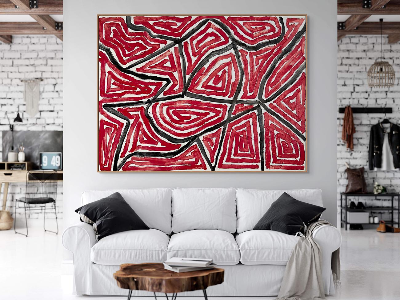 Musica tardiva (Pittura astratta) - Painting di Dana Gordon
