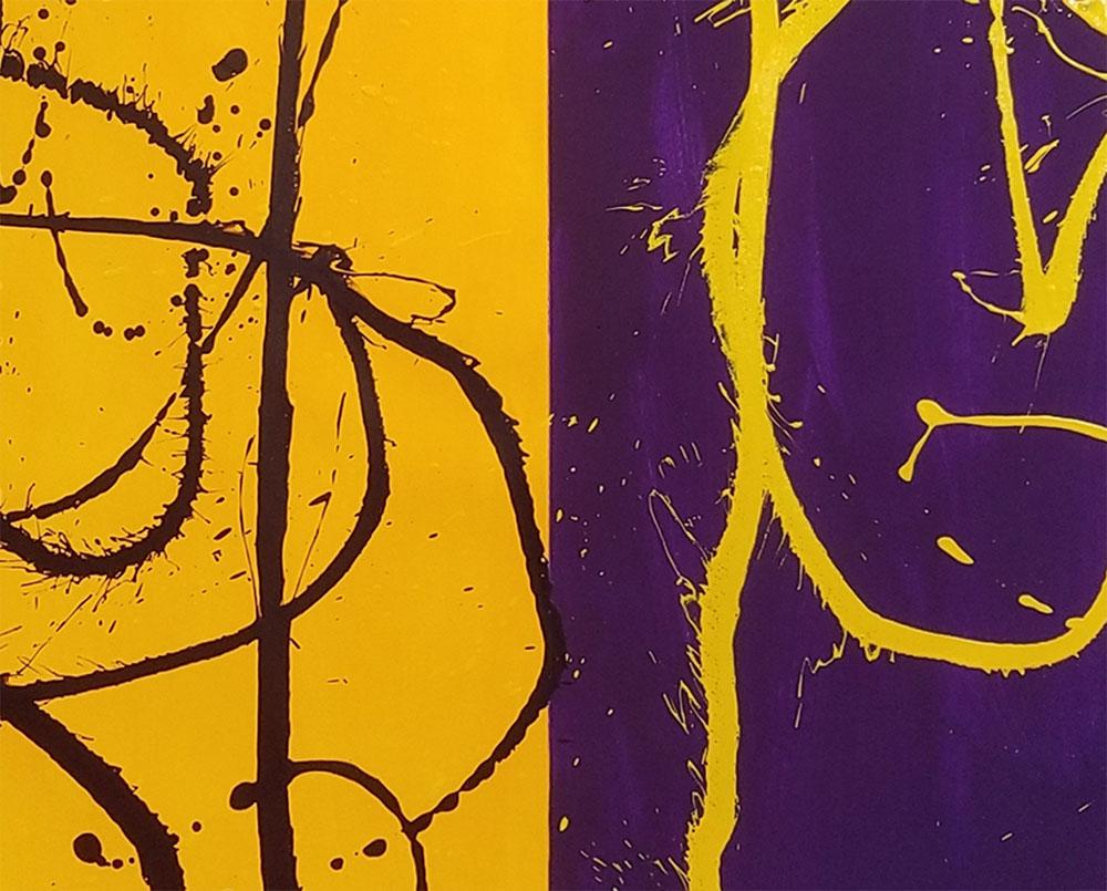 Light Struck (Pittura astratta) - Painting Espressionismo astratto di Dana Gordon