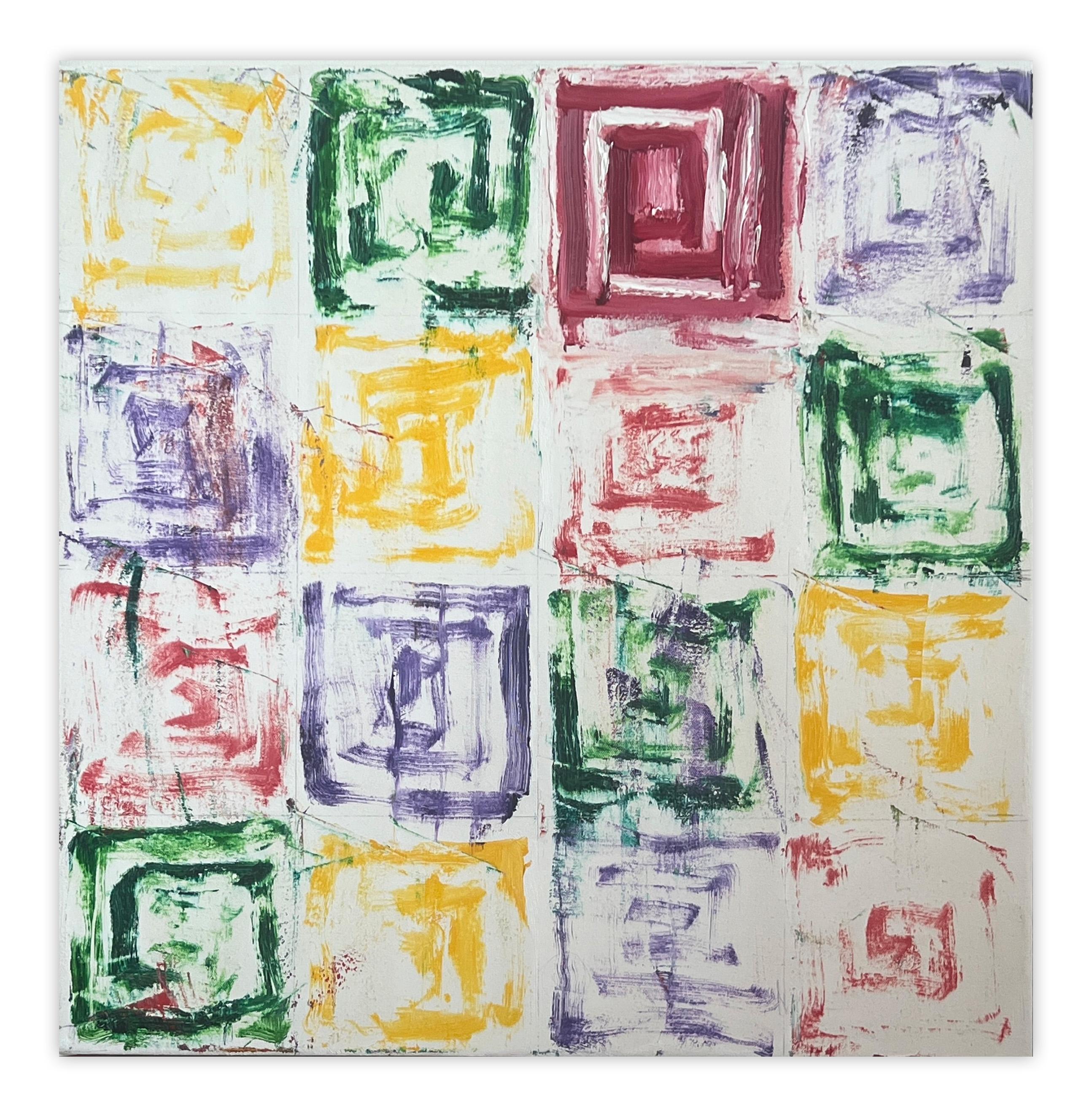 Scrapin' By 3 (Abstract Painting)