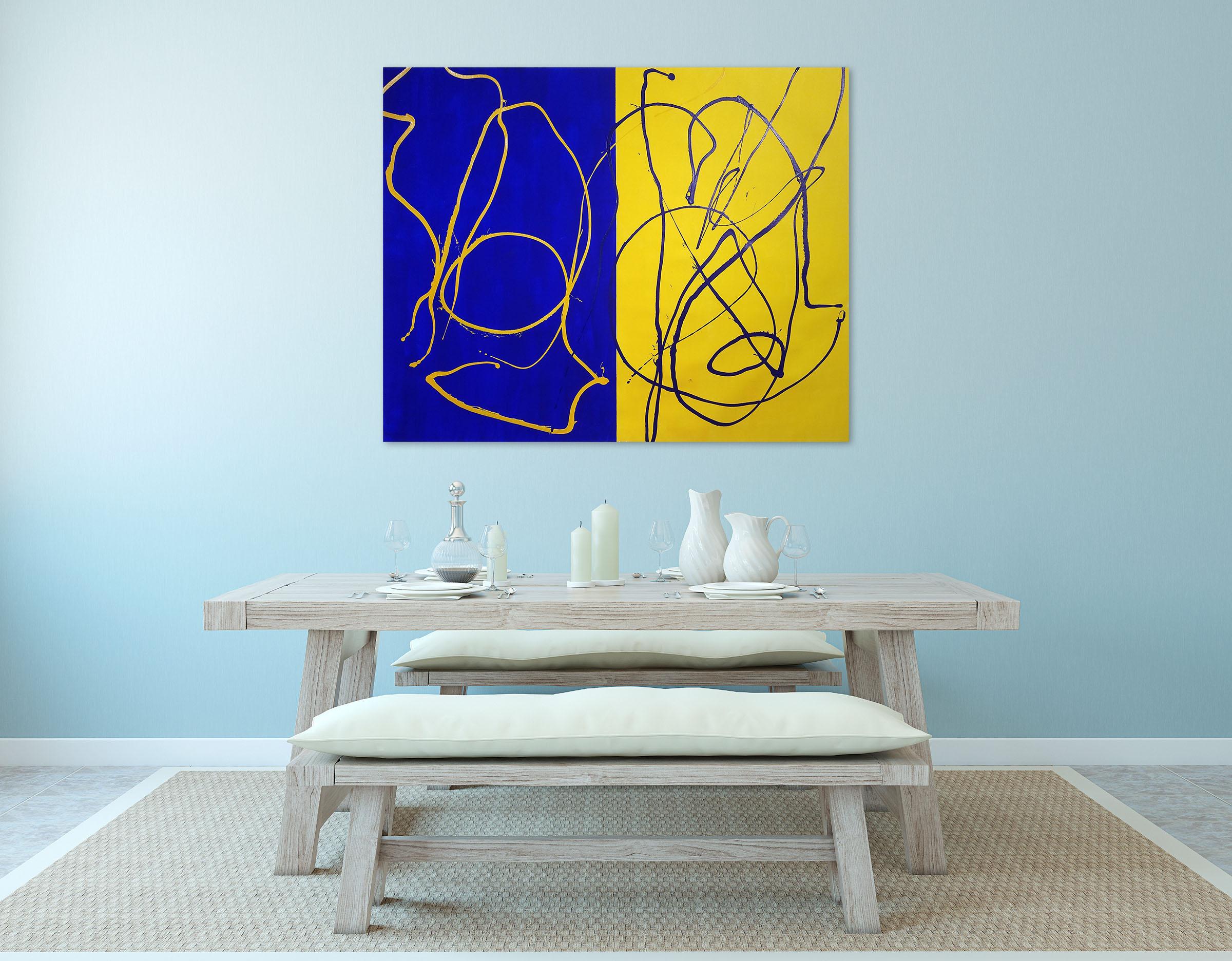 Questo è (Pittura astratta) - Painting di Dana Gordon