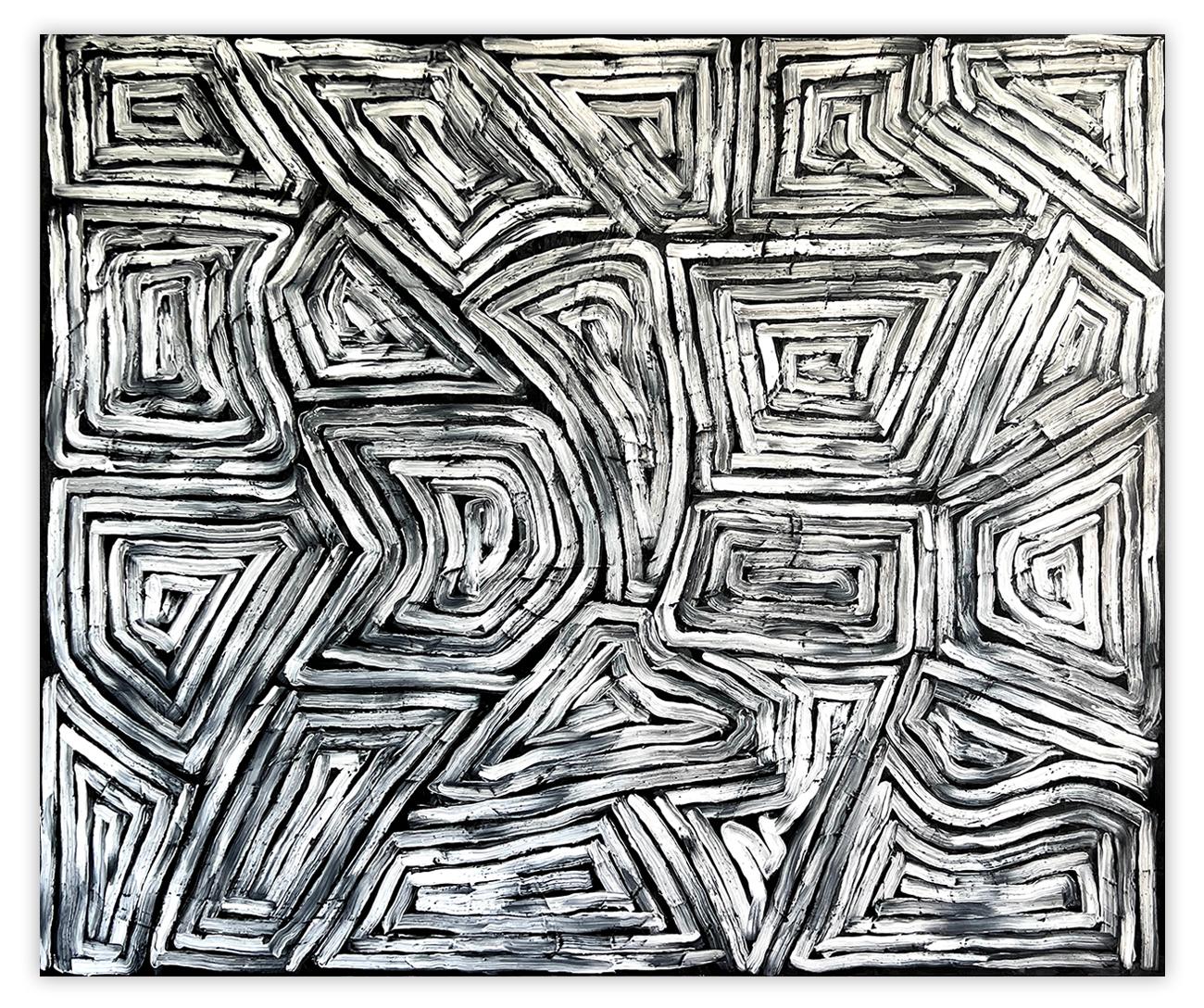 Abstract Painting di Dana Gordon - Raccolta del tempo (Pittura astratta)
