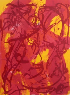 Abstract Composition II, Abstract Expressionist Lithograph by Dana Gordon